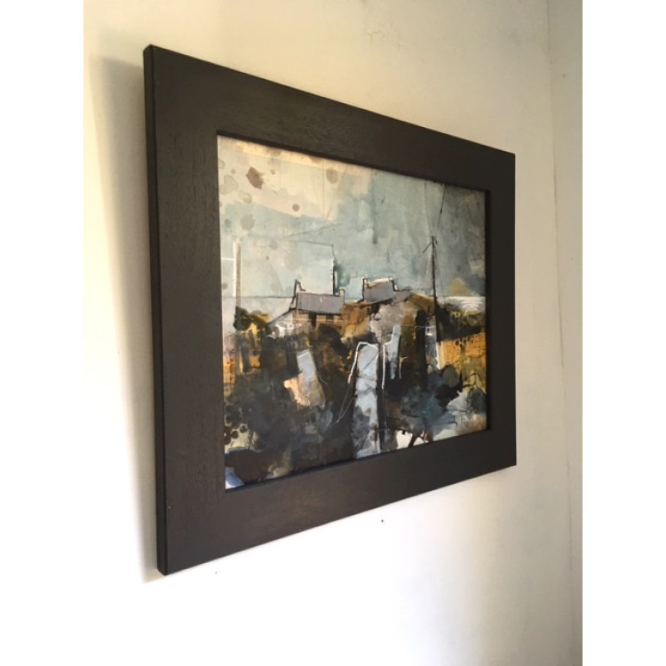 Ensemble, mixed media on board, 40x50cm